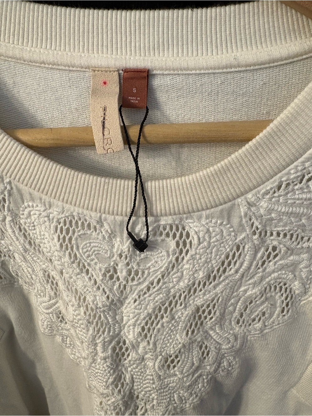 Anthro Pilcro Eyelet Sweatshirt - New - Picture 5 of 5